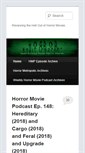 Mobile Screenshot of horrormoviepodcast.com